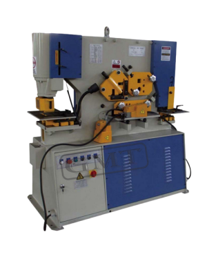 Mesin Ironworker Hidrolik Q35Y untuk memotong dan melubangi plat besi